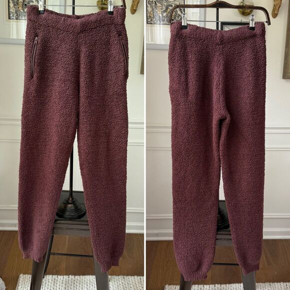 SKIMS Brown Teddy Jogger Sweatpants S M - Picture 1 of 5